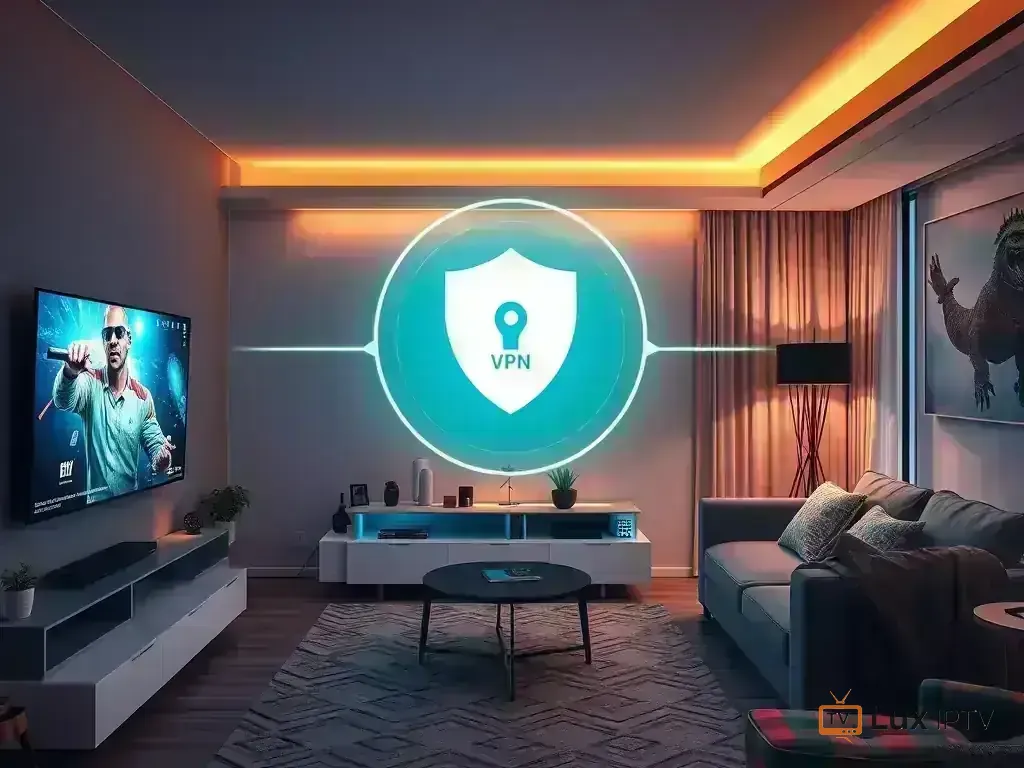 Secure streaming setup with VPN and security features